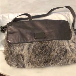 Like new Michael Michael Kors real rabbit bag. Worn once.